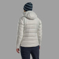 Powder Montane Women's Kamen Hooded Down Jacket Model Back FKAHOPOW