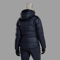 Eclipse Blue Montane Women's Kamen XT Hooded Down Jacket Model Back FKAXHECL