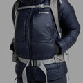 Eclipse Blue Montane Women's Kamen XT Hooded Down Jacket Model 4 FKAXHECL