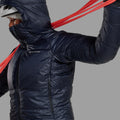Eclipse Blue Montane Women's Kamen XT Hooded Down Jacket Model 6 FKAXHECL
