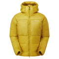Ginkgo Gold Montane Women's Kamen XT Hooded Down Jacket Front FKAXHGIN