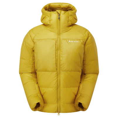 Ginkgo Gold Montane Women's Kamen XT Hooded Down Jacket Front FKAXHGIN