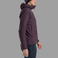 Mulberry Montane Women's Khamsin Hooded Softshell Jacket Model 7 FKHAHMUL