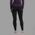 Black Montane Women's Malli Merino Leggings Model Back FMALLBLA