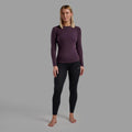 Mulberry Montane Women's Malli Long Sleeve Merino T-Shirt Model 3 FMLSTMUL