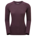 Mulberry Montane Women's Malli Long Sleeve Merino T-Shirt Front FMLSTMUL