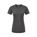 Dark Grey Montane Women's Metis Merino T-Shirt  FMETSDGR