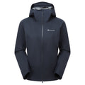Eclipse Blue Montane Women's Niveus Lite Waterproof Jacket Front FNILJECL