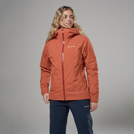 Lava Montane Women's Norste Lite Waterproof Jacket Front FNLJALAV