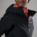 Black Montane Women's Norste Waterproof Jacket Model 4 FNOJABLA