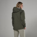 Moss Montane Women's Norste Waterproof Jacket Model Back FNOJAMOS