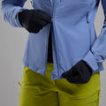Cornflower Montane Women's Nordes Hooded Softshell Jacket Model 10 FNORHCOR