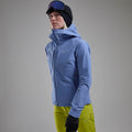 Cornflower Montane Women's Nordes Hooded Softshell Jacket Model 5 FNORHCOR