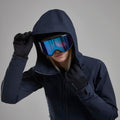 Eclipse Blue Montane Women's Nordes Hooded Softshell Jacket Model 4 FNORHECL