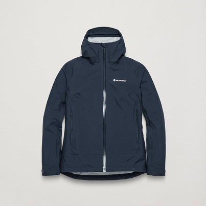 Eclipse Blue Montane Women's Norste XT Waterproof Jacket Front FNXTJECL