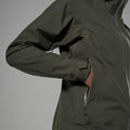 Moss Montane Women's Norste XT Waterproof Jacket Model 4 FNXTJMOS