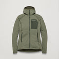 Caper Montane Women's Protium CP Hooded Fleece Jacket Front FPCPHCAP