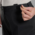 Black Montane Women's Phase Waterproof Pants Model 3 FPHAPBLA