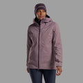 Moonscape Montane Women's Phase Waterproof Jacket Model Back FPHJKMOO