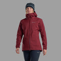 Sumac Montane Women's Phase Waterproof Jacket Model Back FPHJKSUM
