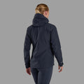 Eclipse Blue Montane Women's Phase Lite Waterproof Jacket Model 3 FPLJAECL
