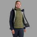 Eclipse Blue Montane Women's Phase Lite Waterproof Jacket Model 5 FPLJAECL