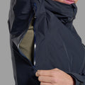 Eclipse Blue Montane Women's Phase Lite Waterproof Jacket Model 6 FPLJAECL