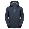 Eclipse Blue Montane Women's Phase Lite Waterproof Jacket Front FPLJAECL