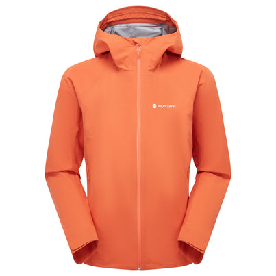 Tigerlily Montane Women's Phase Lite Waterproof Jacket Front FPLJATIG