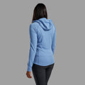 Cornflower Montane Women's Protium Lite Hooded Fleece Jacket Model 4 FPOLHCOR