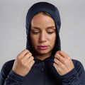Eclipse Blue Montane Women's Protium Lite Hooded Fleece Jacket Model 4 FPOLHECL