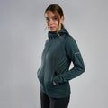 Deep Forest Montane Women's Protium Hooded Fleece Jacket Model 3 FPRHODFO