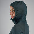 Deep Forest Montane Women's Protium Hooded Fleece Jacket Model 4 FPRHODFO
