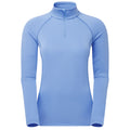 Cornflower Montane Women's Protium Lite Pull On Fleece Front FPRLPCOR