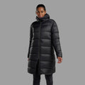 Black Montane Women's Polaron XT Hooded Down Jacket Model 7 FPXTHBLA