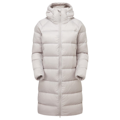Oyster Montane Women's Polaron XT Hooded Down Jacket Front FPXTHOYS