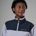 Lilac Haze Montane Women's Roco Fleece Jacket Model 4 FROJALIL