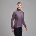 Moonscape Montane Women's Sirocco Lite Insulated Jacket Model Front FSILJMOO