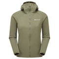 Caper Montane Women's Sirocco Hooded Insulated Jacket Front FSIRHCAP