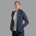 Eclipse Blue Montane Women's Sirocco Hooded Insulated Jacket Model 6 FSIRHECL