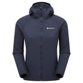 Eclipse Blue Montane Women's Sirocco Hooded Insulated Jacket Front FSIRHECL