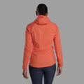 Tigerlily Montane Women's Sirocco Hooded Insulated Jacket Model Back FSIRHTIG