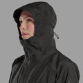 Midnight Grey Montane Women's Spirit Long Waterproof Jacket Model 5 FSLOJMNG