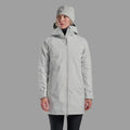 Powder Montane Women's Spirit Long Waterproof Jacket Model Back FSLOJPOW