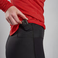 Black Montane Women's Slipstream Thermal Trail Running Tights Model 4 FSTHRBLA