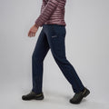 Eclipse Blue Montane Women's Terra Stretch Trousers Model 3 FSTPRECL