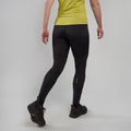Black Montane Women's Slipstream Trail Running Tights Model Back FSTTRBLA