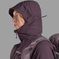 Mulberry Montane Women's Tenacity Hooded Softshell Jacket Model 4 FTENHMUL