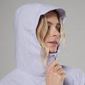 Lilac Haze Montane Women's Tenacity Nano Hooded Softshell Jacket Model 6 FTNNHLIL
