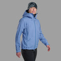 Cornflower Montane Women's Torren Waterproof Jacket Model Front FTOJACOR